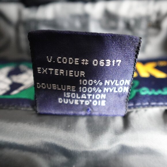 Vintage Eddie Bauer Vest XL Black Down Filled Puffer Quilted EBTEK - Picture 5 of 9